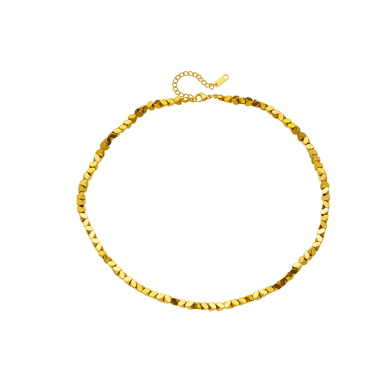 Gold Octagon Clavicle Chain for Women